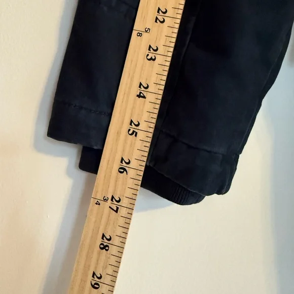 Abercrombie & Fitch Vintage Men’s Medium Navy Hooded Jacket Parka Sherpa - Picture 5 of 7